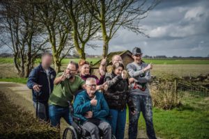 Eric en Gea de Rover over de lamme die de blinde helpt in Ik & Zorg Oldenzijl